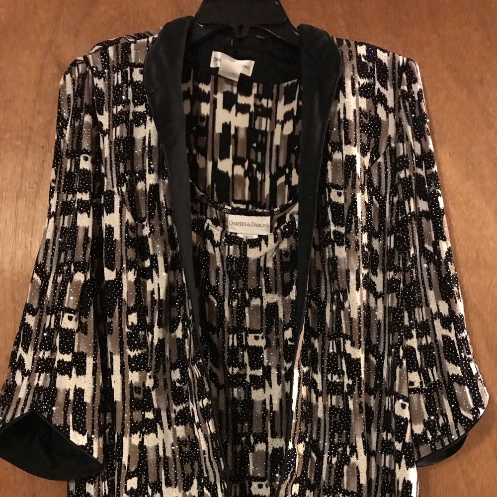 Draper and Damon’s Beautiful Woman’s evening top & jacket (OLCC)